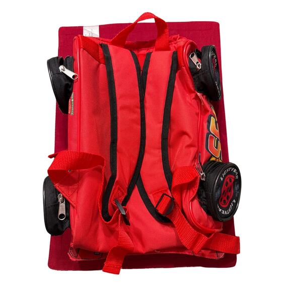 Disney Lightning McQueen Car Shaped Toddler Size Backpack 95 Rusteze - Picture 5 of 7